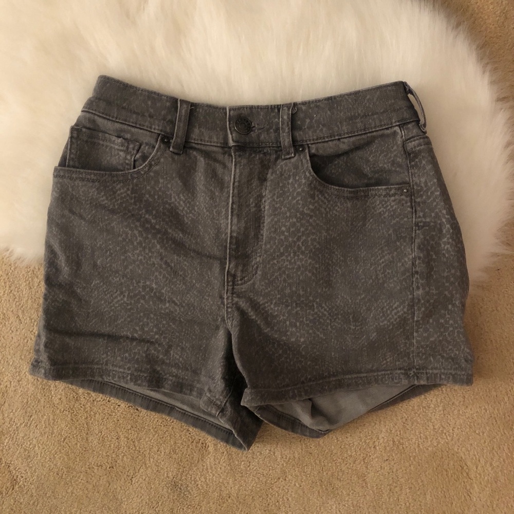 Express Snakeskin Print Shorts